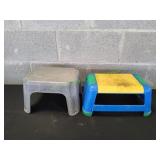 (2) Plastic Step Stools