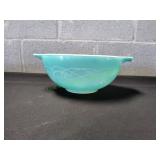 Vtg Pryex 443 Turquoise Scroll Cinderella Bowl