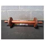 Vtg Wooden Mounted Paper Towel Holder