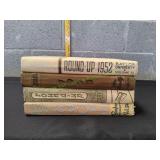 (4) Round-Up Baylor University Yearbooks
