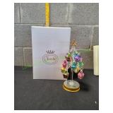 Sorelle Hand-Blown Glass LED Christmas Tree