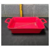 Red 3qt Dash of That Stoneware Baking Dish