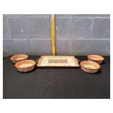 Temp-tations 5" Old World Scalloped Oval Bakers