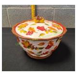 Temp-tations Harvest Embossed Soup Tureen w/ Lid