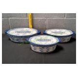 Temp-tations Old World Oval Bakers w/Lids