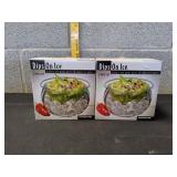 (2) Dips On Ice Acrylic Dip Nesting Bowls