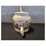 Ceramic Farm Scene Beverage Crock