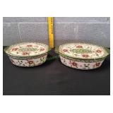 (2)Temp-tations Old World Casserole Dishes & More