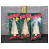 (3) Boxes of White 12" Taper Candles