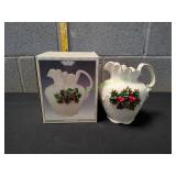 Crown Accents Holiday Christmas Berry Pitcher
