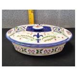 Temp-tations Barcelona Oval Casserole Dish w/Lid
