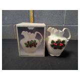 Crown Accents Holiday Christmas Berry Pitcher