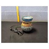 Fleur-di-Lis Ceramic Wax Warmer