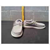 Hey Dude Grey Wally Herringbone, Sz M10