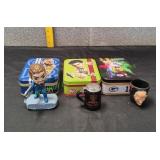 (3) Mini Sporting Tins & More