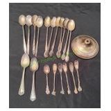 Vtg Silver-Plated Teaspoons & More