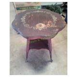 Victorian Scalloped Side Table w/ Claw Feet