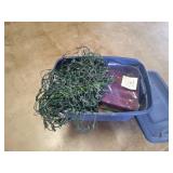 Large Tote of Holiday Lights & More