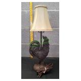 26" Rooster Lamp w/ Shade
