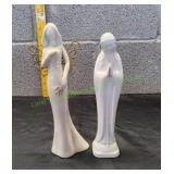 (2) Angel Figurines