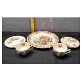 Johnson Bros Plates w/ Teacup & Saucer
