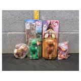 (4) Collectible Ty Beanie Babies