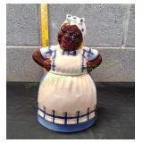 Vtg Brayton Laquna Pottery Mammy Cookie Jar