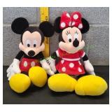 Mickey & Minnie Plush Toys