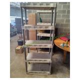 5-Tier Plastic Shelving Unit