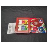 NFL Uno Card Game in Tin