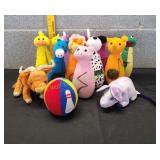 Plush Animal Bowling Set