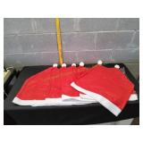 (6) Red Santa Hat Chair Covers