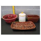 Brown Ceramic Baking Mold & More