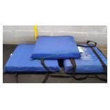 (3) Blue Cushion Floatation Devices