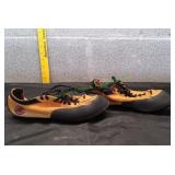 Mammut Orange Suede Rock Climbing Shoes, Sz 9