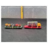 Tyco Piggyback Flat Cars, HO Scale