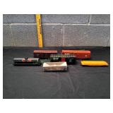 HO Scale Box Cars, Tanker, Flat Car & More