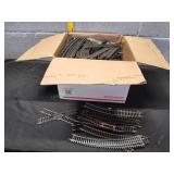 Box of HO Scale Train Track