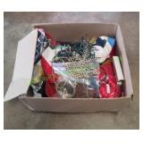 Box of Christmas Stocking, Bows & More