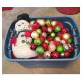 Large Tote of Christmas Deocorations