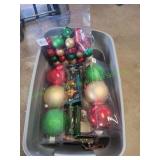 Large Tote of Christmas Deocorations