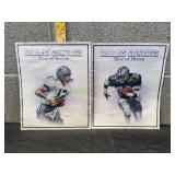 (2) Dallas Cowboys Ring of Honor Posters