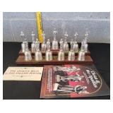 Danbury Mint Christ & 12 Apostles Pewter Bells