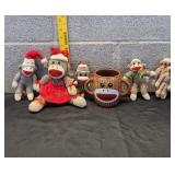 Sock Monkeys w/ Mug