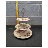 Johnson Bros Harvest Time 3-Tier Serving Platter