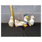 (4) Decorative Duck Figurines