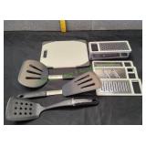Small Cutting Board w/Spatulas&Multi-Use Grater