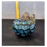 Blown Glass Pumpkin Figurine