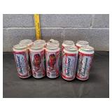 (8) Budweiser Dale Earnhardt Jr. Collectible Cans