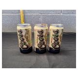 Coors Grid Iron Warriors Collectible Cans